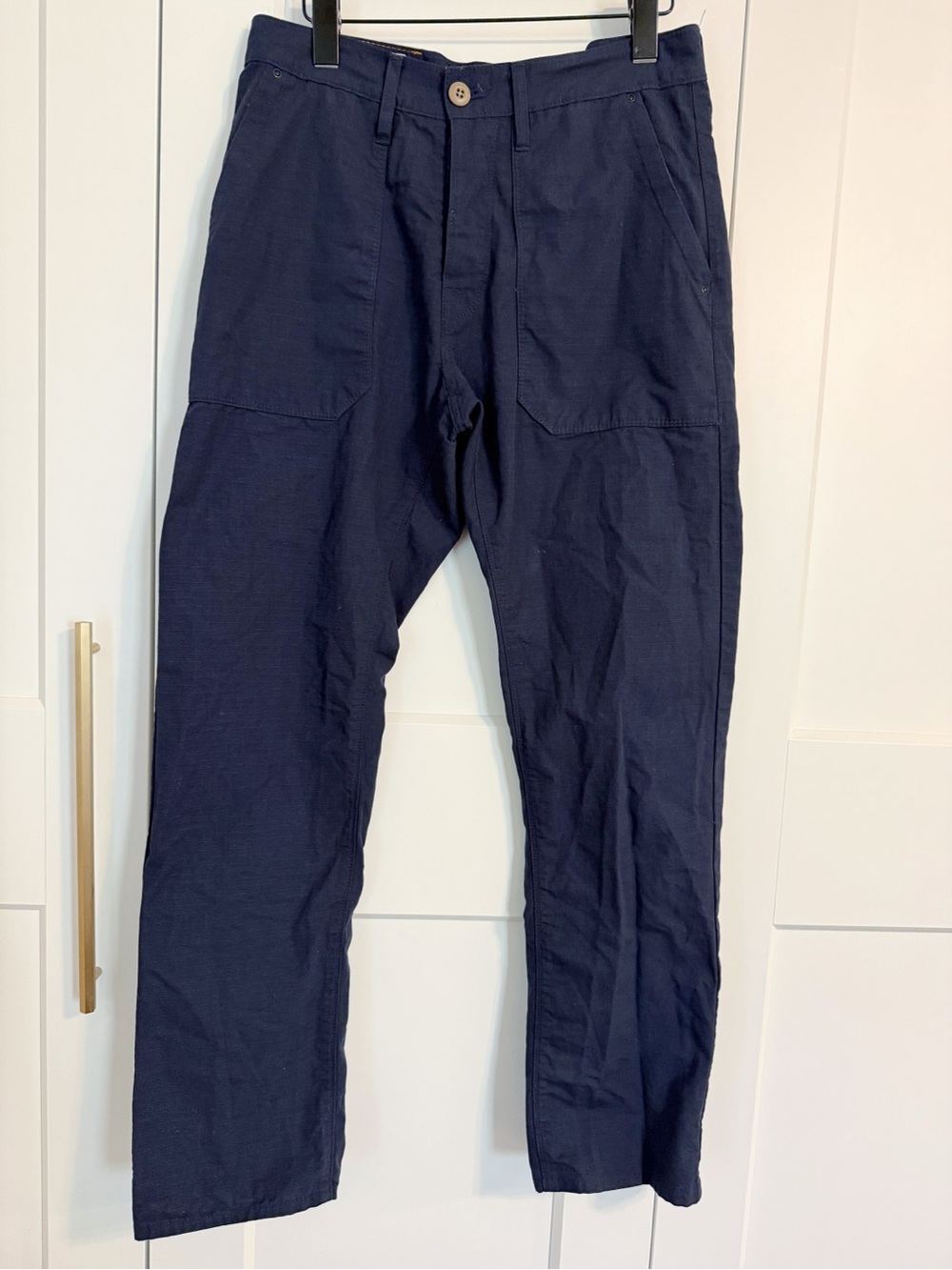 Shockoe Atelier Men’s 31x30 Navy Fatigue Ripstop Pants